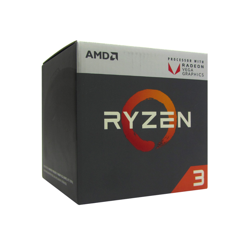 procesador amd ryzen 3 2200g, 3.50ghz, 4mb l3, 4 core, am4, 14nm, 65 w.